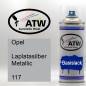 Preview: Opel, Laplatasilber Metallic, 117: 400ml Sprühdose, von ATW Autoteile West.